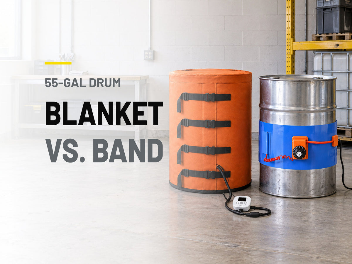 55-Gallon Drum Heater Blanket vs Band: Which to Choose?