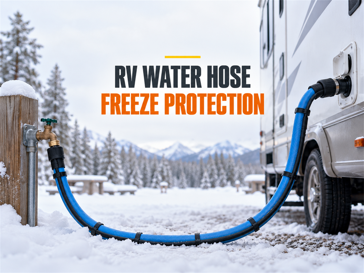 RV Freshwater Hose Heat Tape: Where Do You Need Heat?