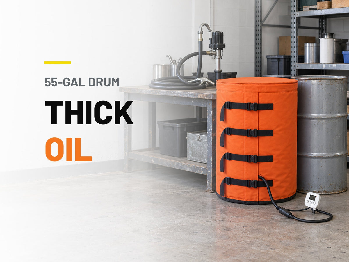 How to Warm Thick Oil in a 55-Gallon Drum