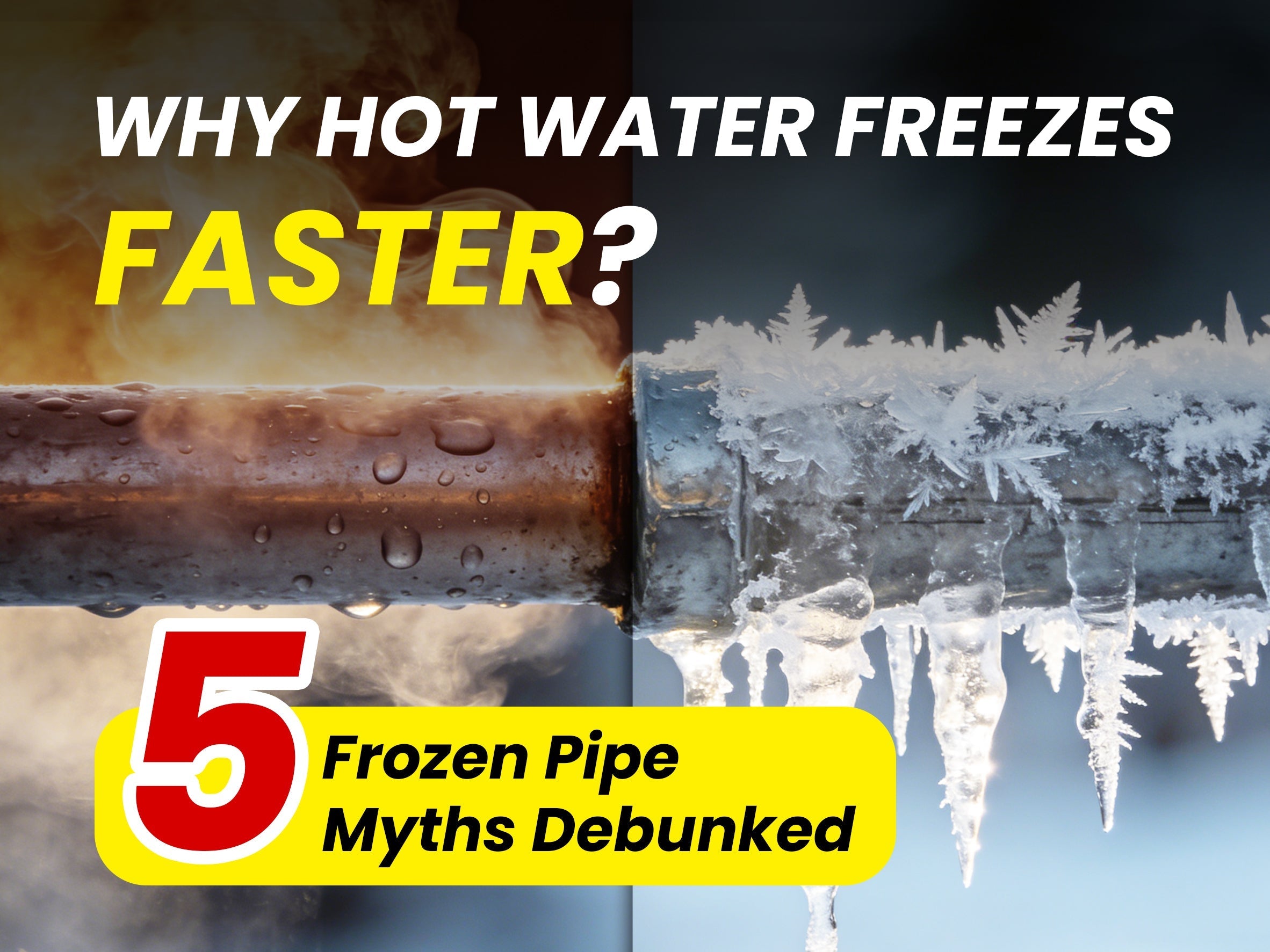 Why Your Hot Water Pipes Might Freeze Faster Than Cold Ones: 5 Frozen Pipe Myths Debunked