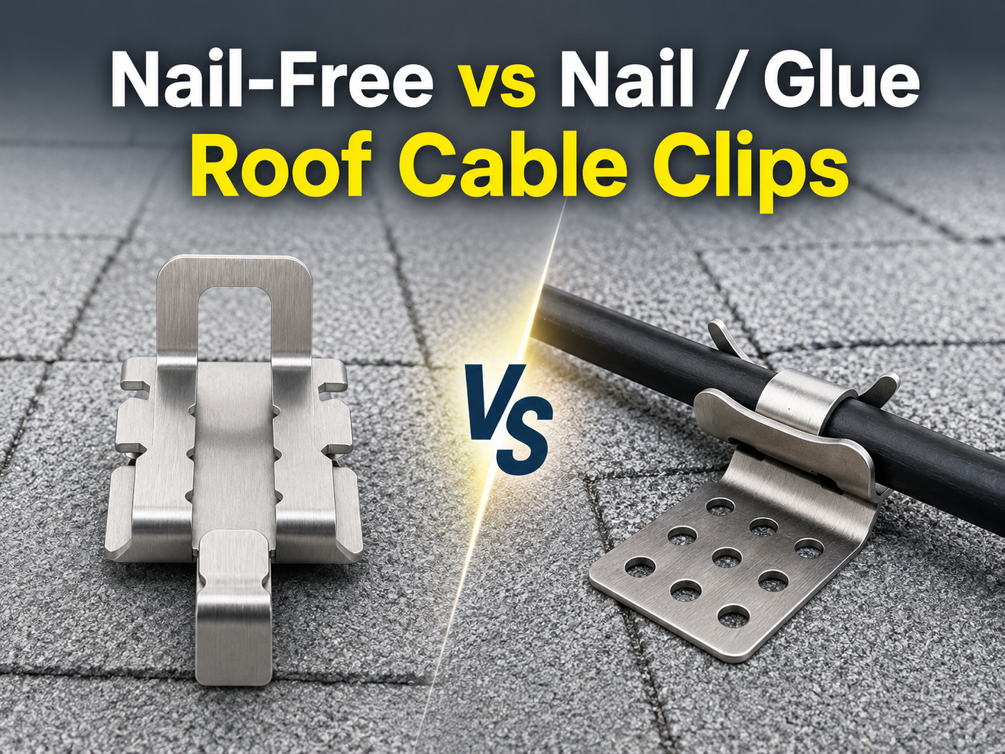 Nail-Free vs Nail-On Roof De-Icing Cable Clips: Which Is Better for Your Roof?