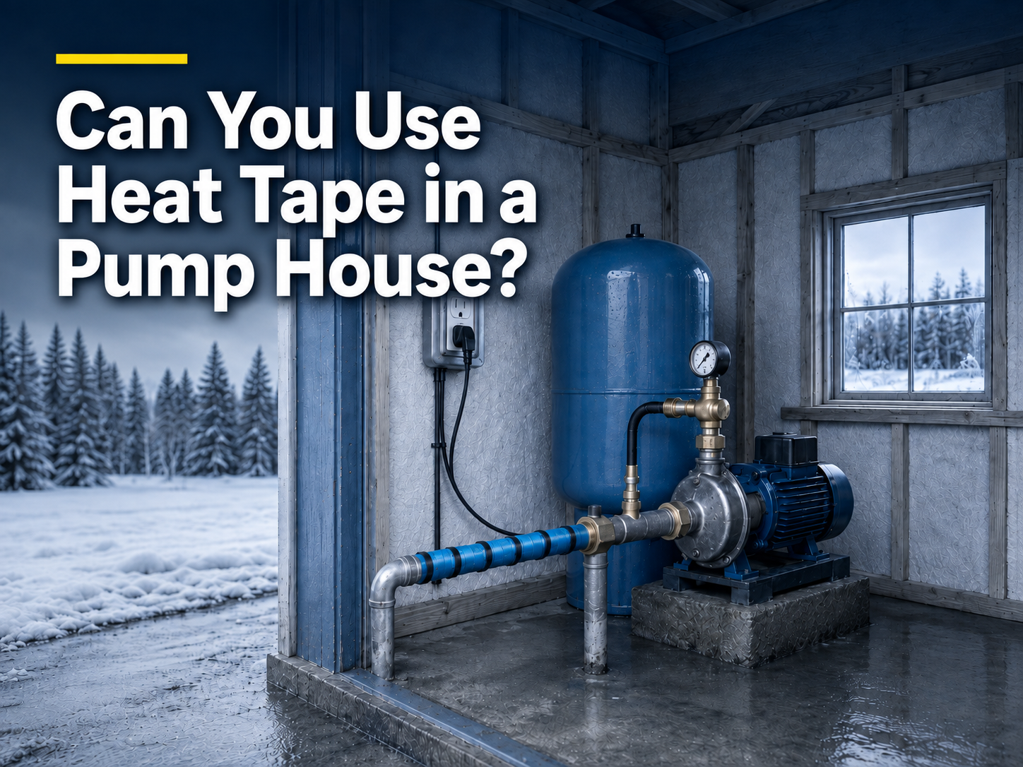 Can You Use Heat Tape in a Pump House? Moisture & Electrical Safety