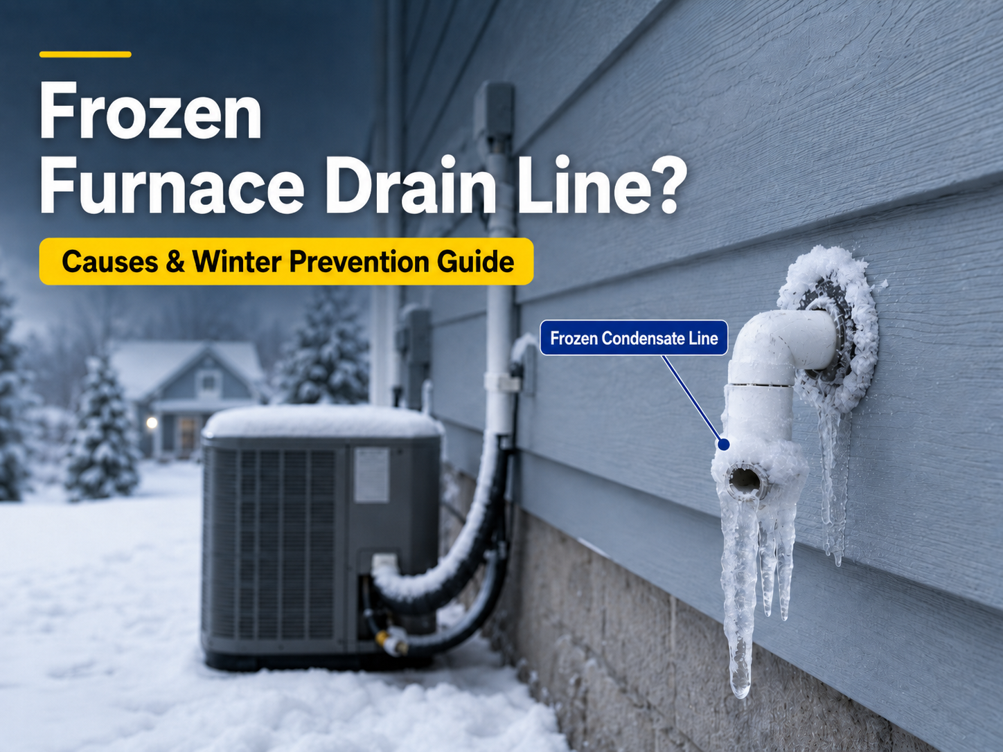 Why Does My Furnace Condensate Drain Line Freeze? Causes and Prevention
