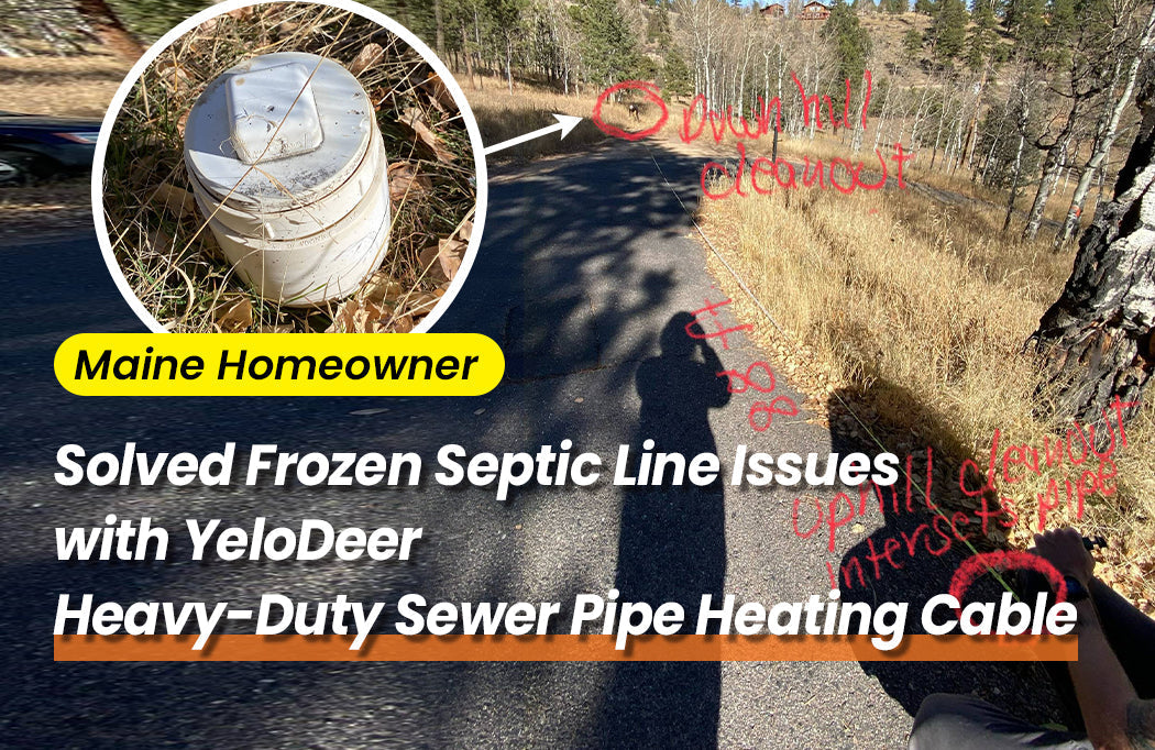 No Digging! Solving Frozen Septic Lines Under a Paved Driveway