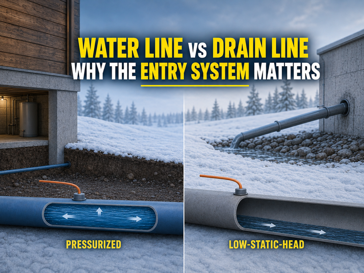 Can You Use the Same In-Pipe Heating Cable for Water Supply and Drain Lines?
