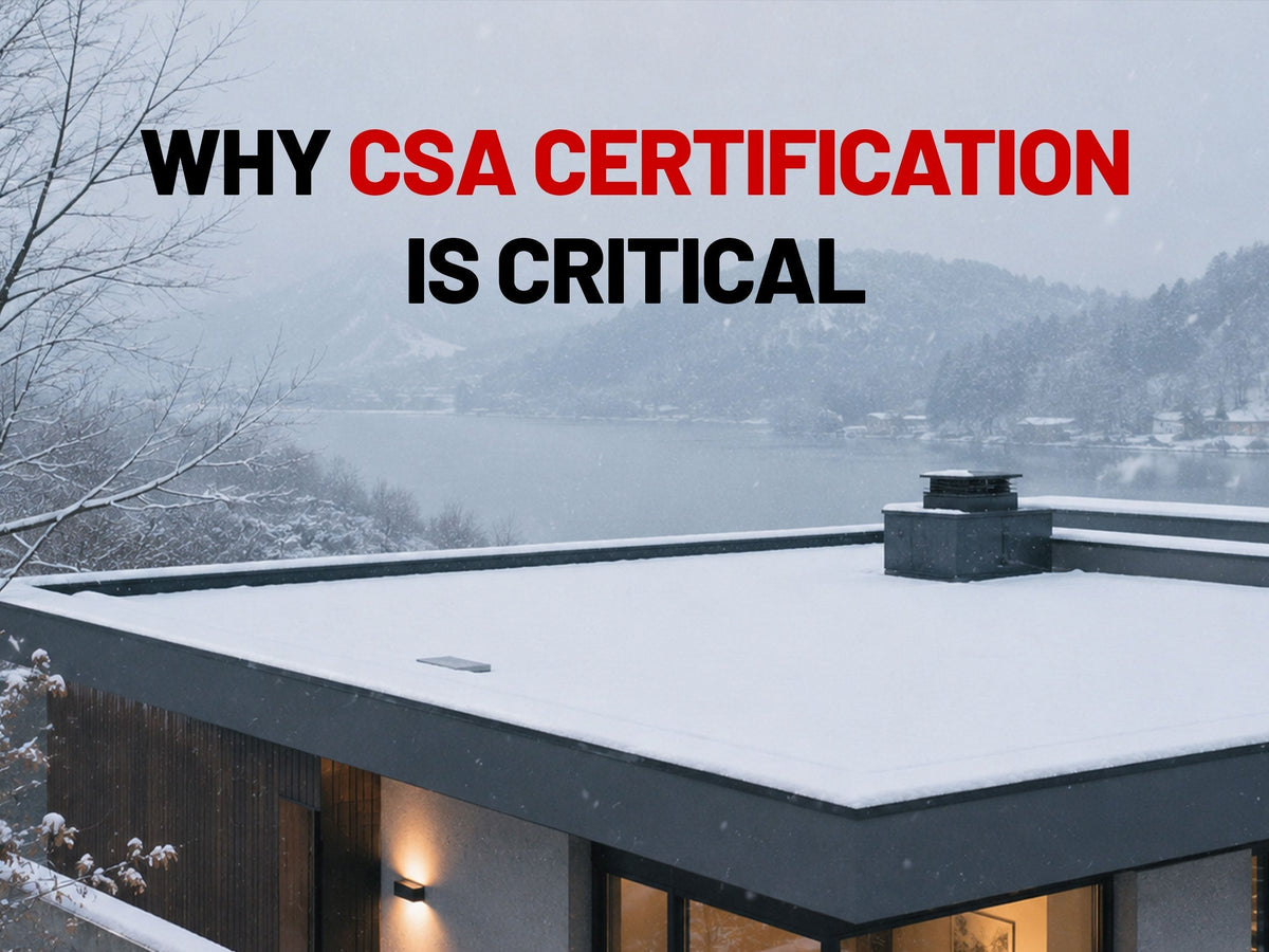 Why CSA Certification is Critical for Commercial Roof De-Icing