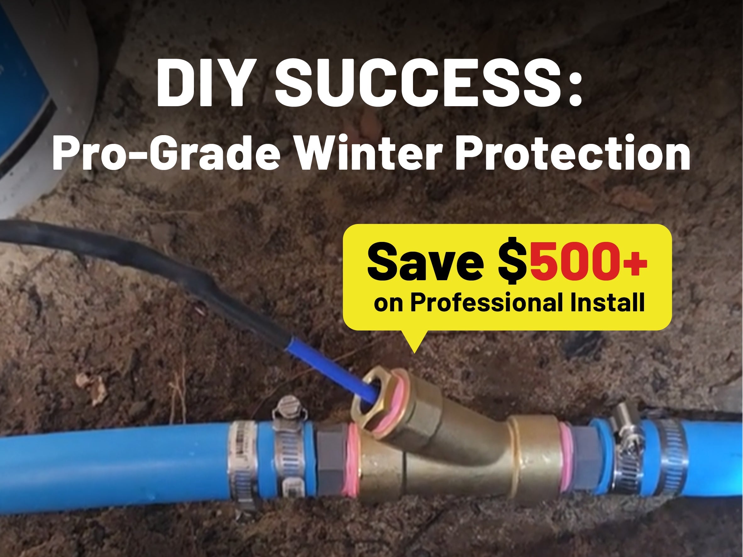 How to Prevent Frozen Water Lines: A Complete Guide to YeloDeer Y-In-Pipe Heating Cable Installation