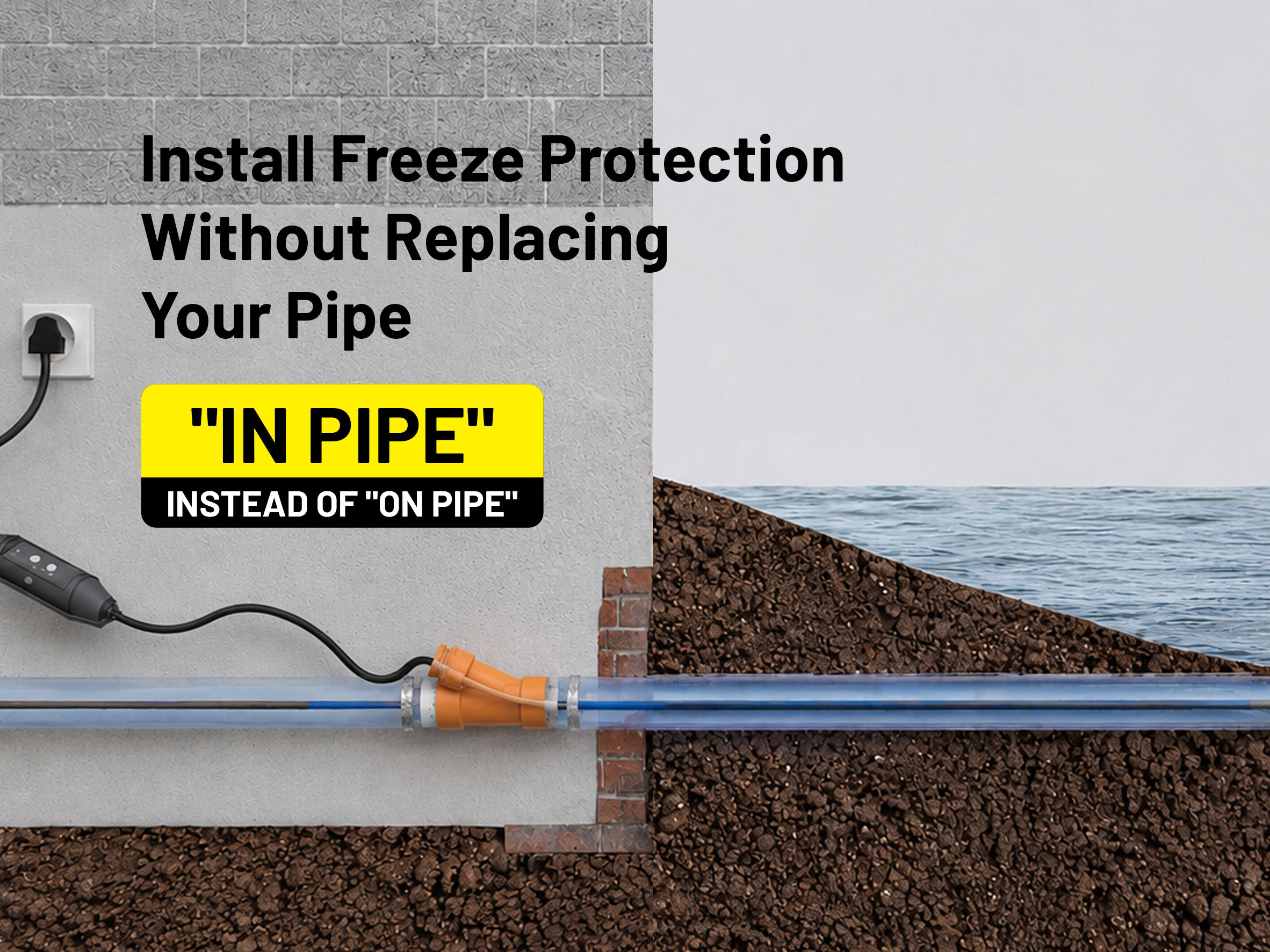 Can an In-Pipe Heating Cable Be Installed in an Existing Water Line?