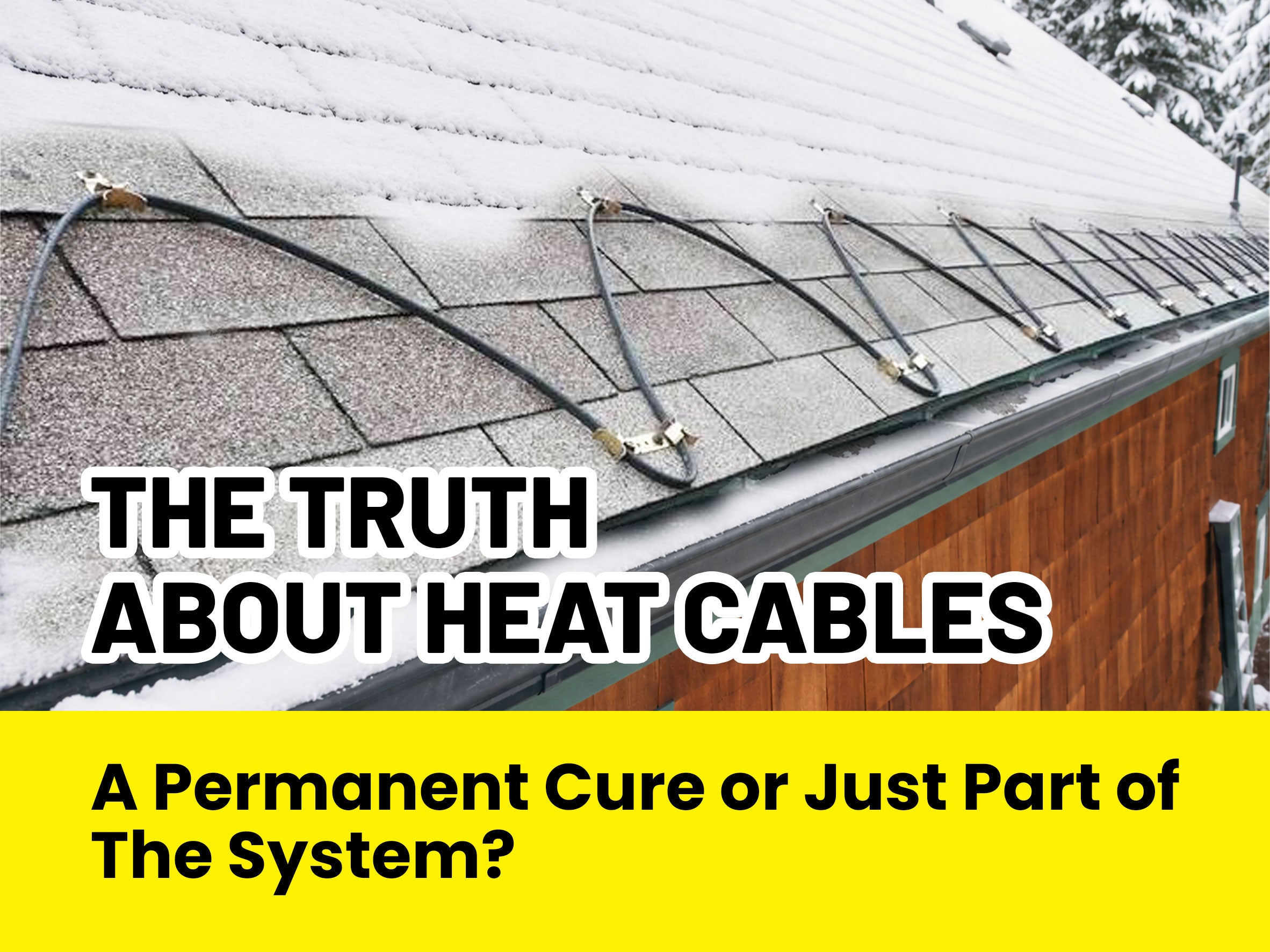 Can Roof De-Icing Cables Permanently Solve Ice Dams?