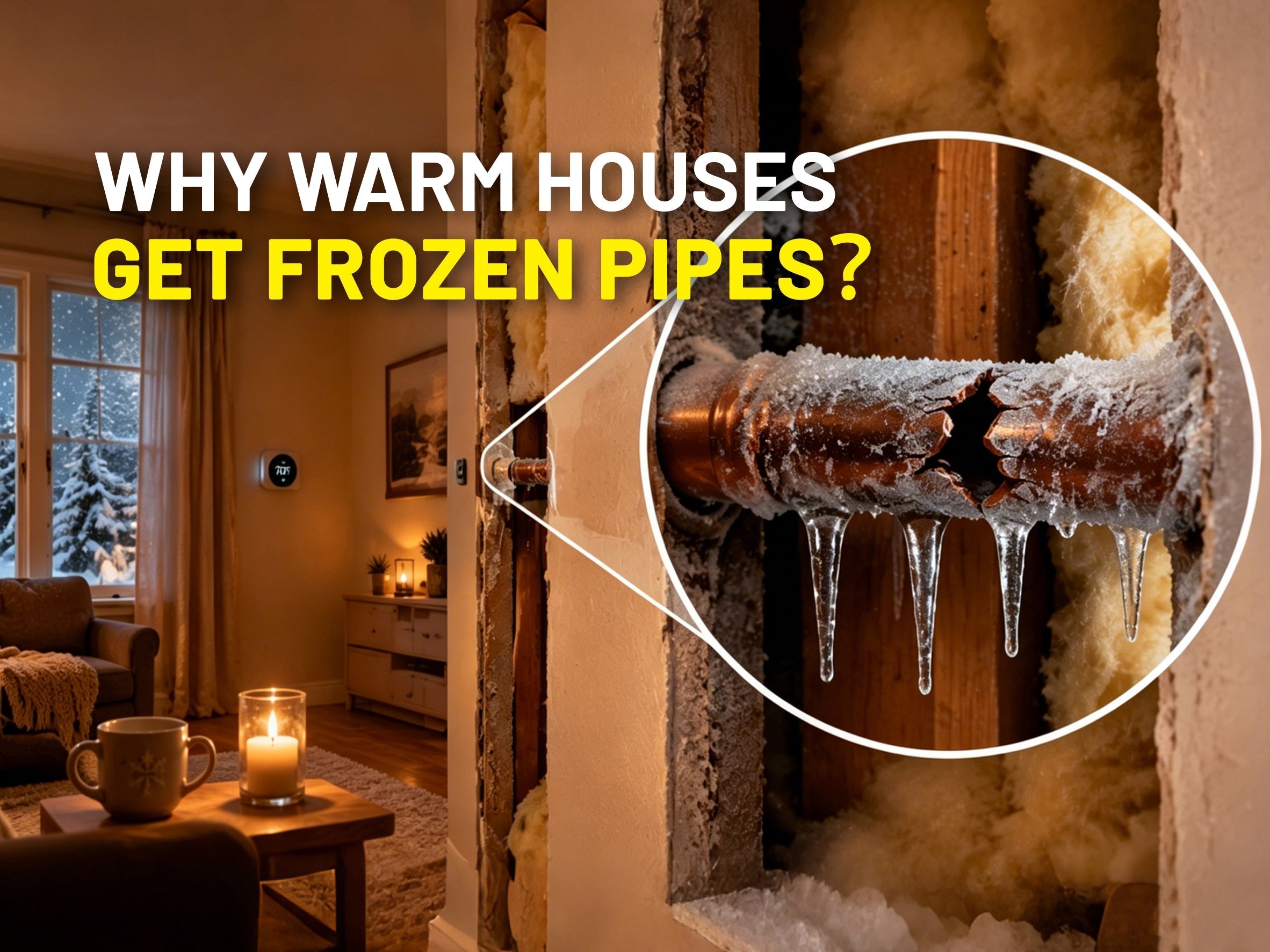 Why Your Pipes Freeze Even When the Heat Is On