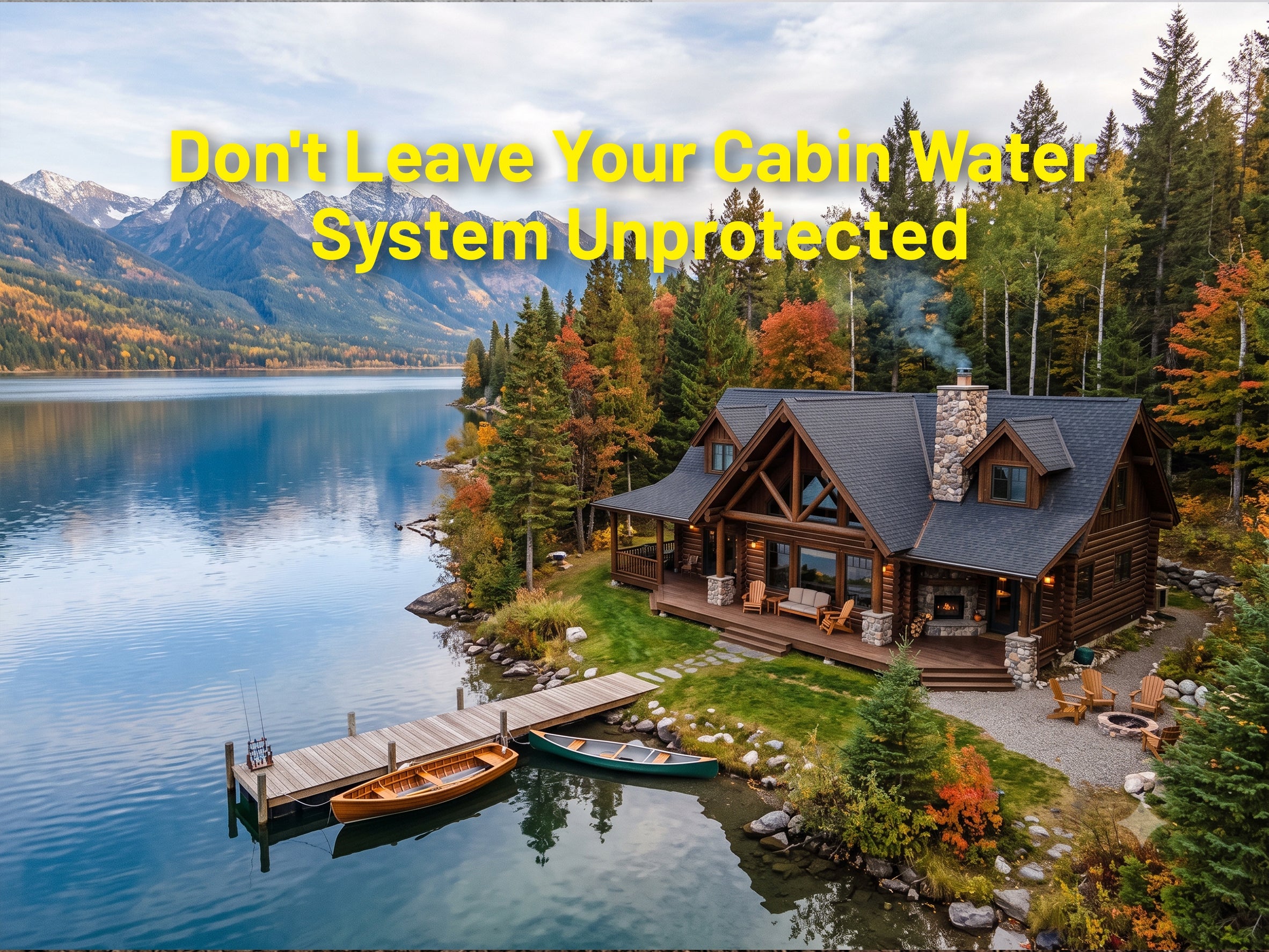 How to Protect a Vacation Cabin Water System Before Leaving for Summer