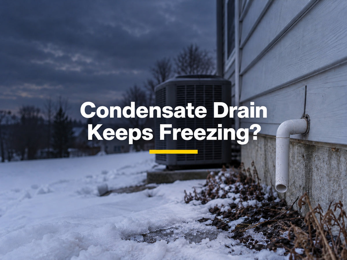 Condensate Drain Heating Cable or Kit: Which Setup Fits Your Pipe?