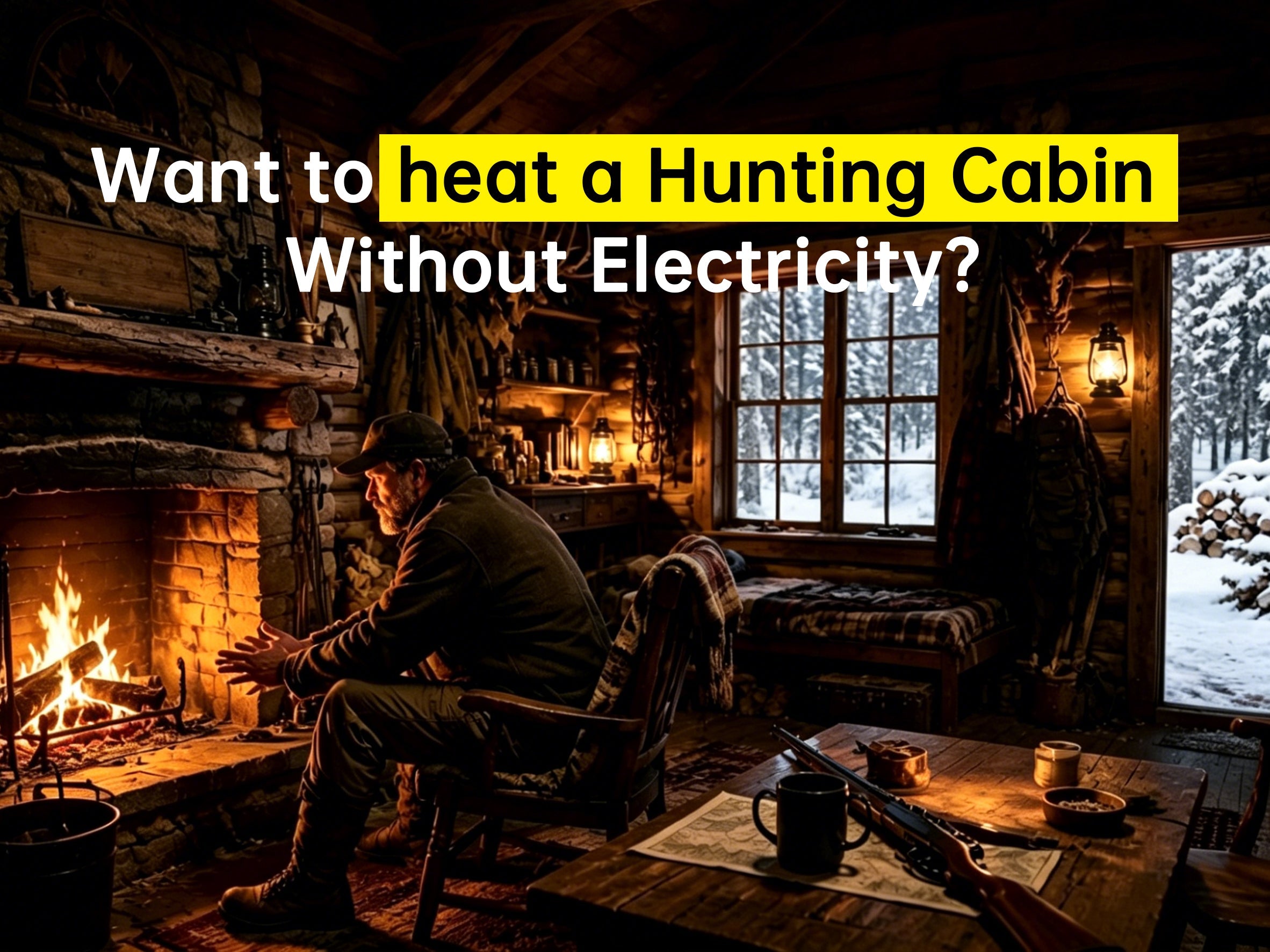 How to Heat a Hunting Cabin Without Electricity