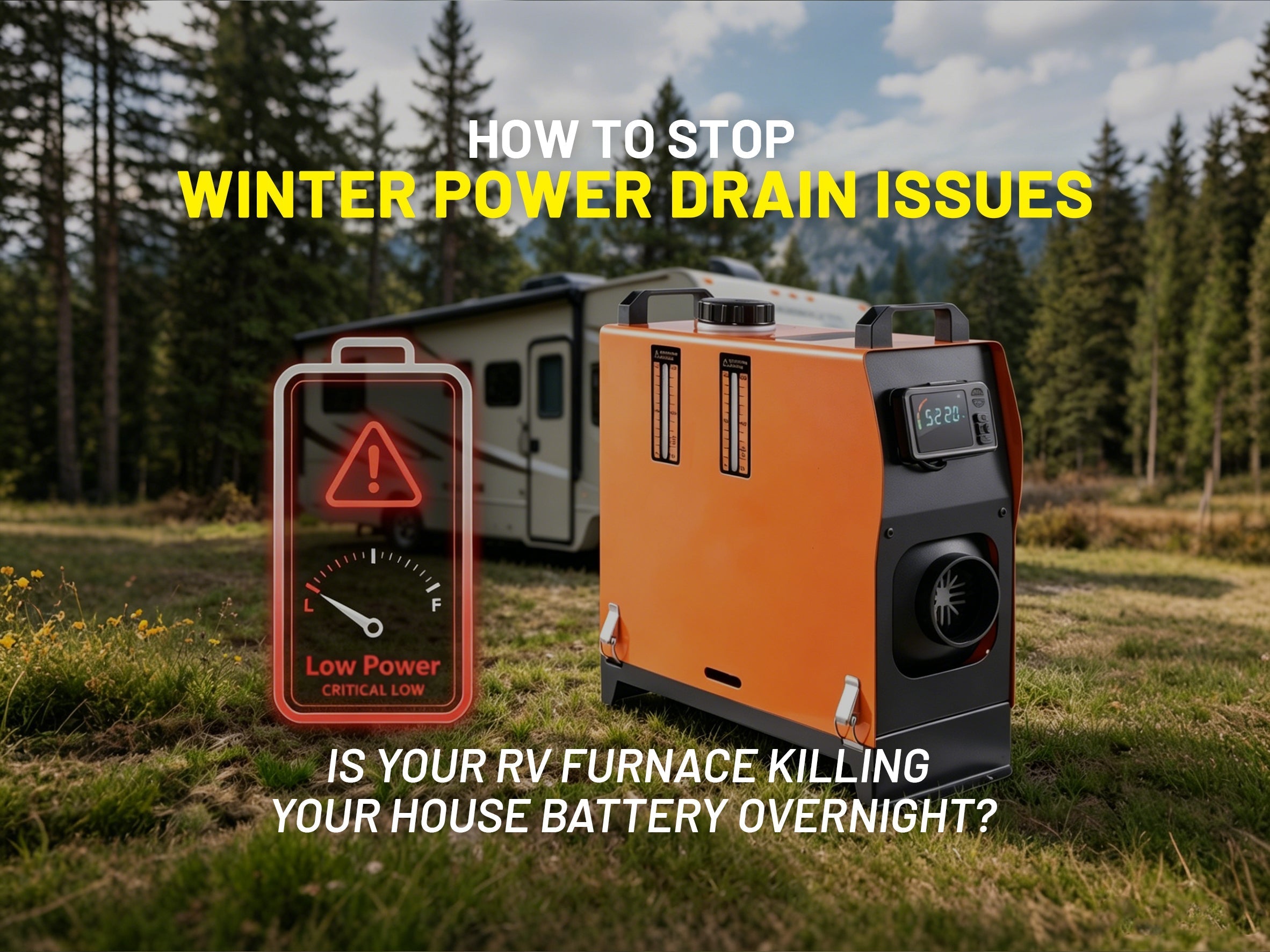 RV Heater Draining Your Battery? Here’s What to Know