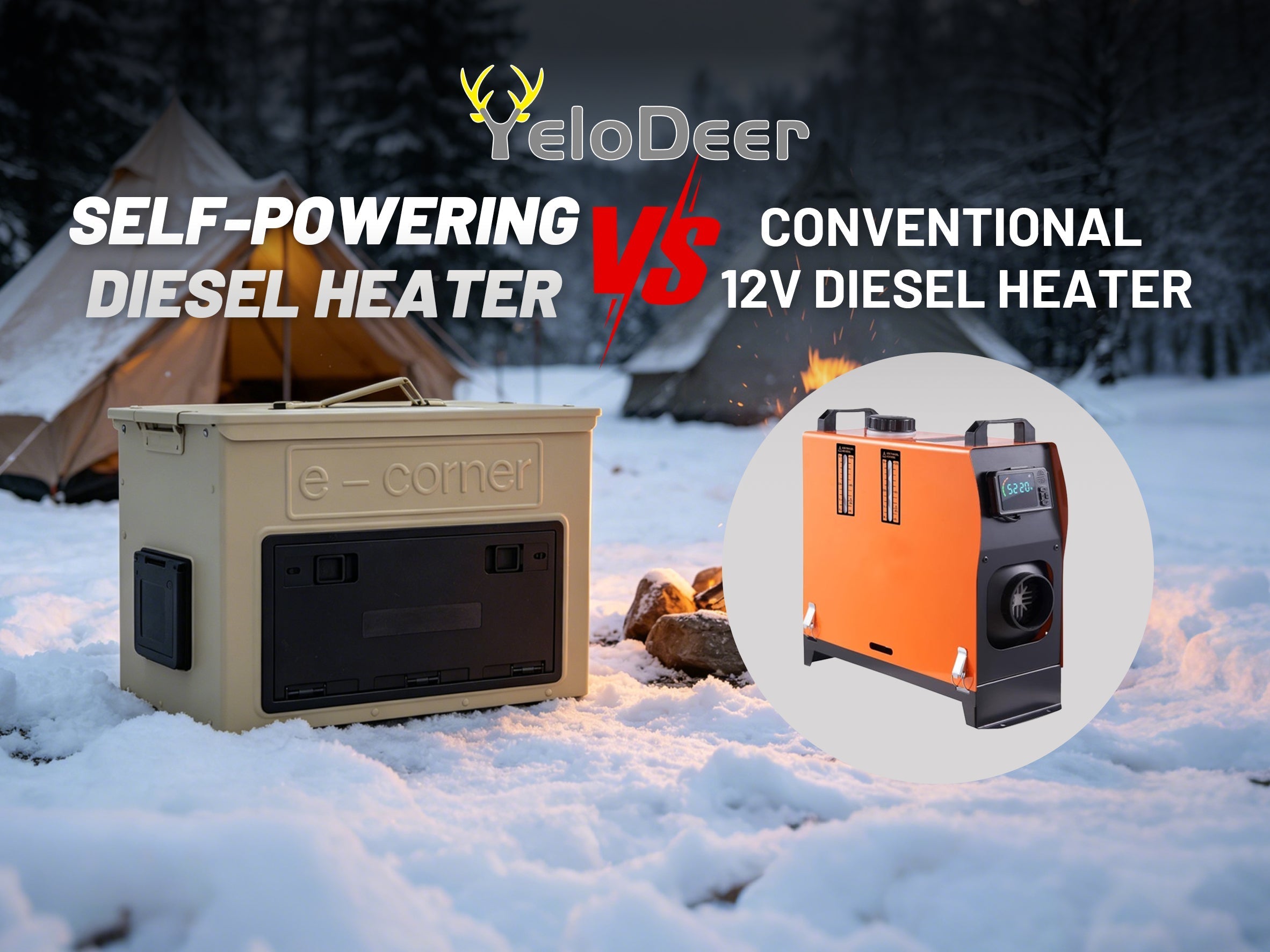 Self-Powering Diesel Heater vs Conventional 12V Diesel Heater