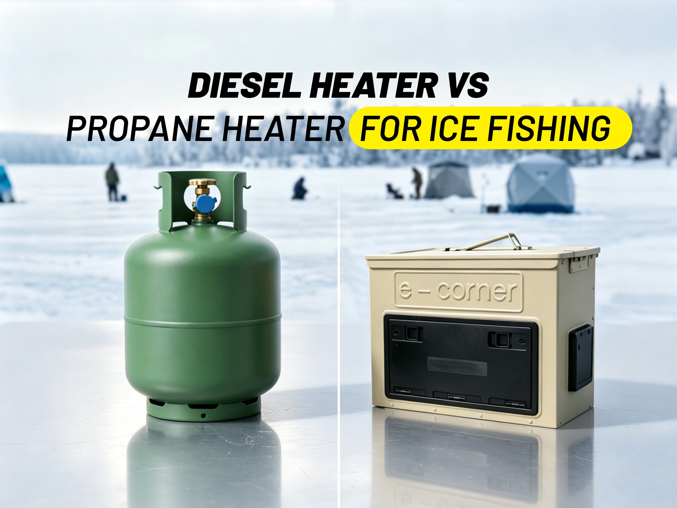 Diesel Heater vs Propane Heater for Ice Fishing