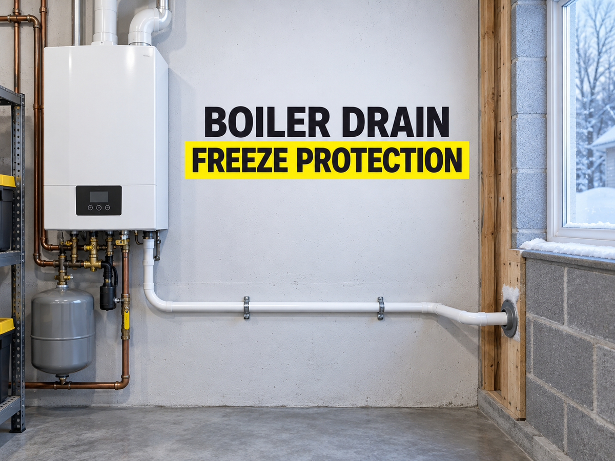 Heat Tape for a Boiler Condensate Line: Prevent Freezing