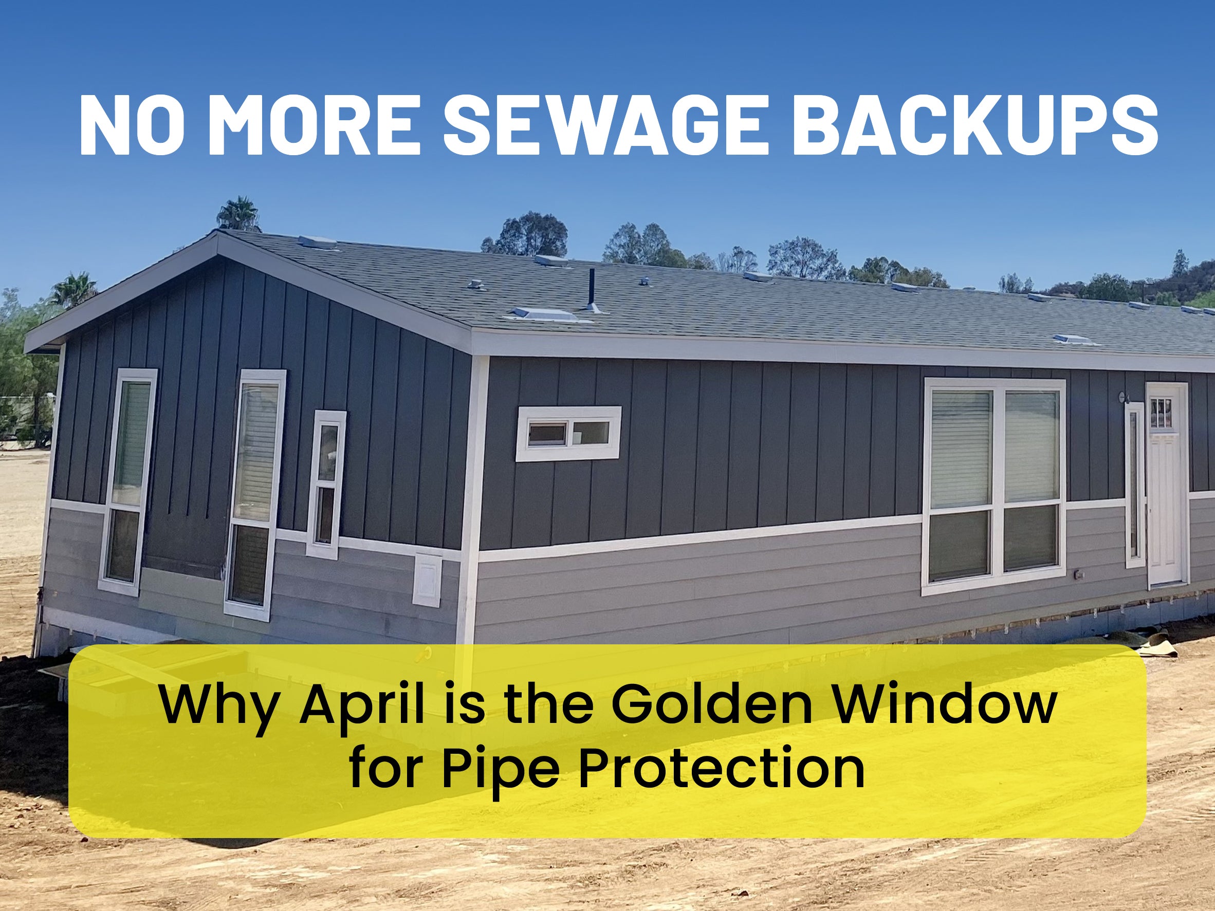 The Mobile Home Winter Nightmare: Sewage Backing Up in Your Tub?