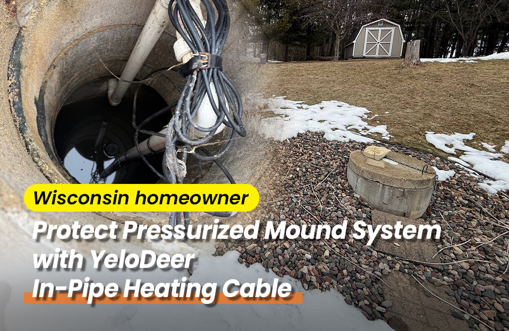 Case Study: Custom 237ft In-Pipe Heating Solution for Septic Mound Systems