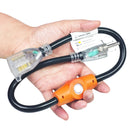 YeloDeer Temperature Controlled Extension Cord, Temperature Controlled Outlet, Auto On/Off, Slim Waterproof Design, 20''