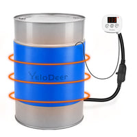 High-Temperature Silicone Drum & Bucket Heater — 5 & 55 Gallon