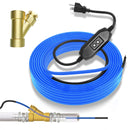 YeloDeer In Line Pipe Heating Cable with Y-Fitting, Self-Regulating Heat Cable for Drinking Water, with GFCI, 3W/Ft 120V