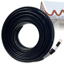 YeloDeer Cut to Length Roof Deicing Cable, Gutter & Pipe Heater Cable, CSA Certified Self Regulating Heat Tape, 8W/ft