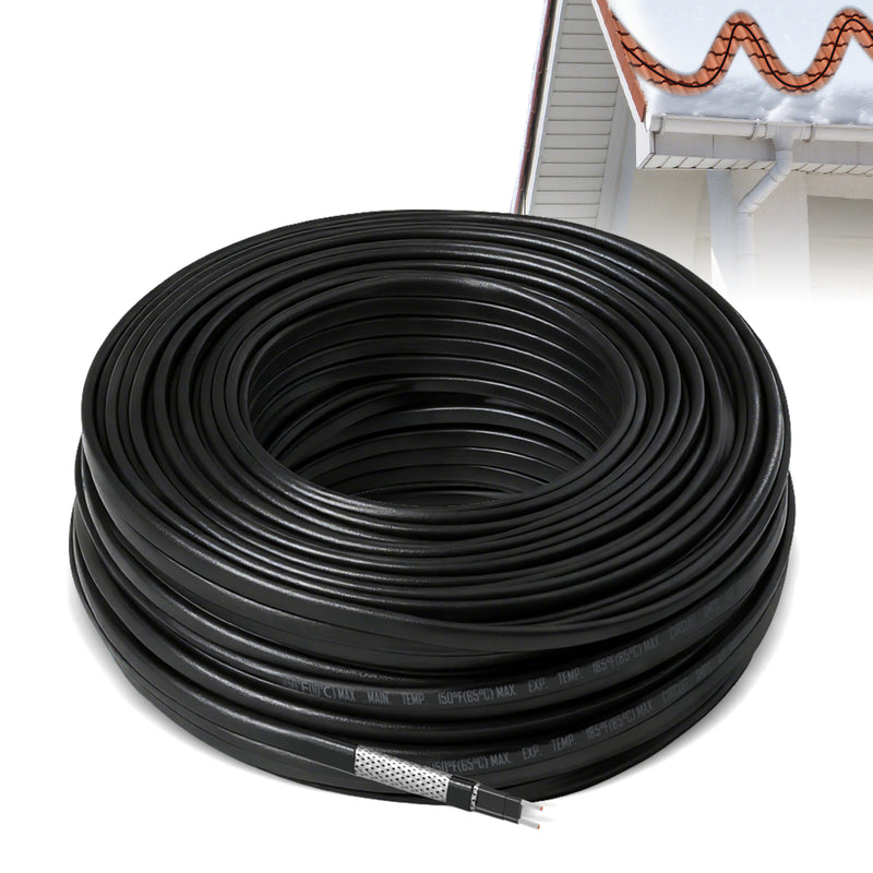Bulk Cut-to-Length Self-Regulating Heat Trace Cable for Roof, Gutter & Pipe (KDL)