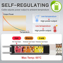 12V Self-Regulating Heating Cable, for RV Freeze Protection 5W/ft, with Waterproof End Seal Kit & Aluminum Foil Tape
