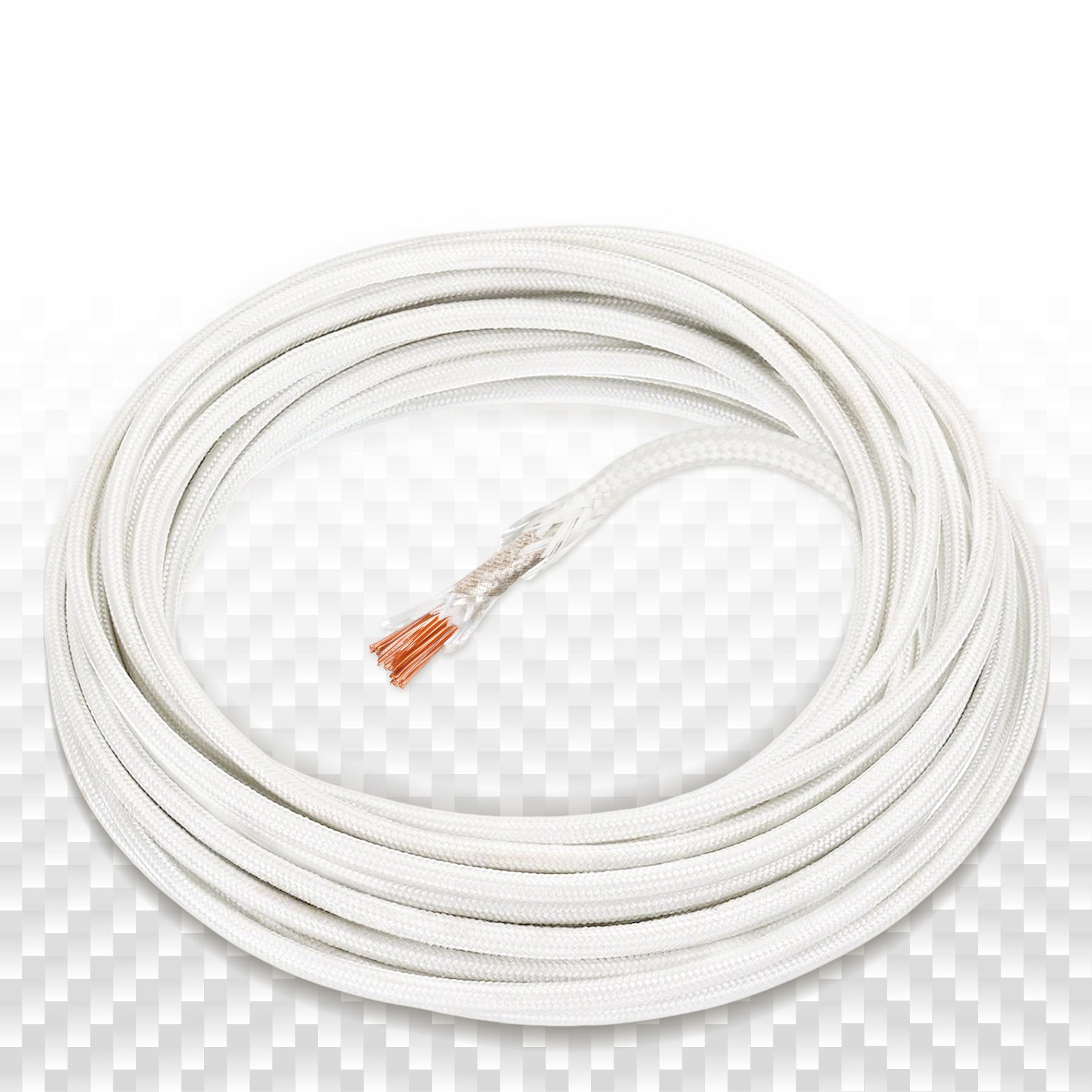 YeloDeer Mica High Temperature Wire, Glass Fiber Heat Resistant Cable, Flexible Electrical Insulation, 10FT/16.4FT, 10-18AWG