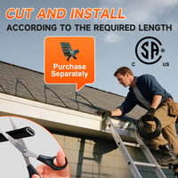 YeloDeer Cut to Length Roof Deicing Cable, Gutter & Pipe Heater Cable, CSA Certified Self Regulating Heat Tape, 8W/ft