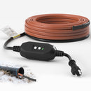 YeloDeer Heavy-Duty In Pipe Heating Cable for Sewer Systems, CSA Certified Self-Regulating with GFCI, Wastewater Pipe Heater, 5W/Ft 120V