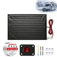 12V RV Tank Heater Pad with Switch for Cold-Weather Freeze Protection