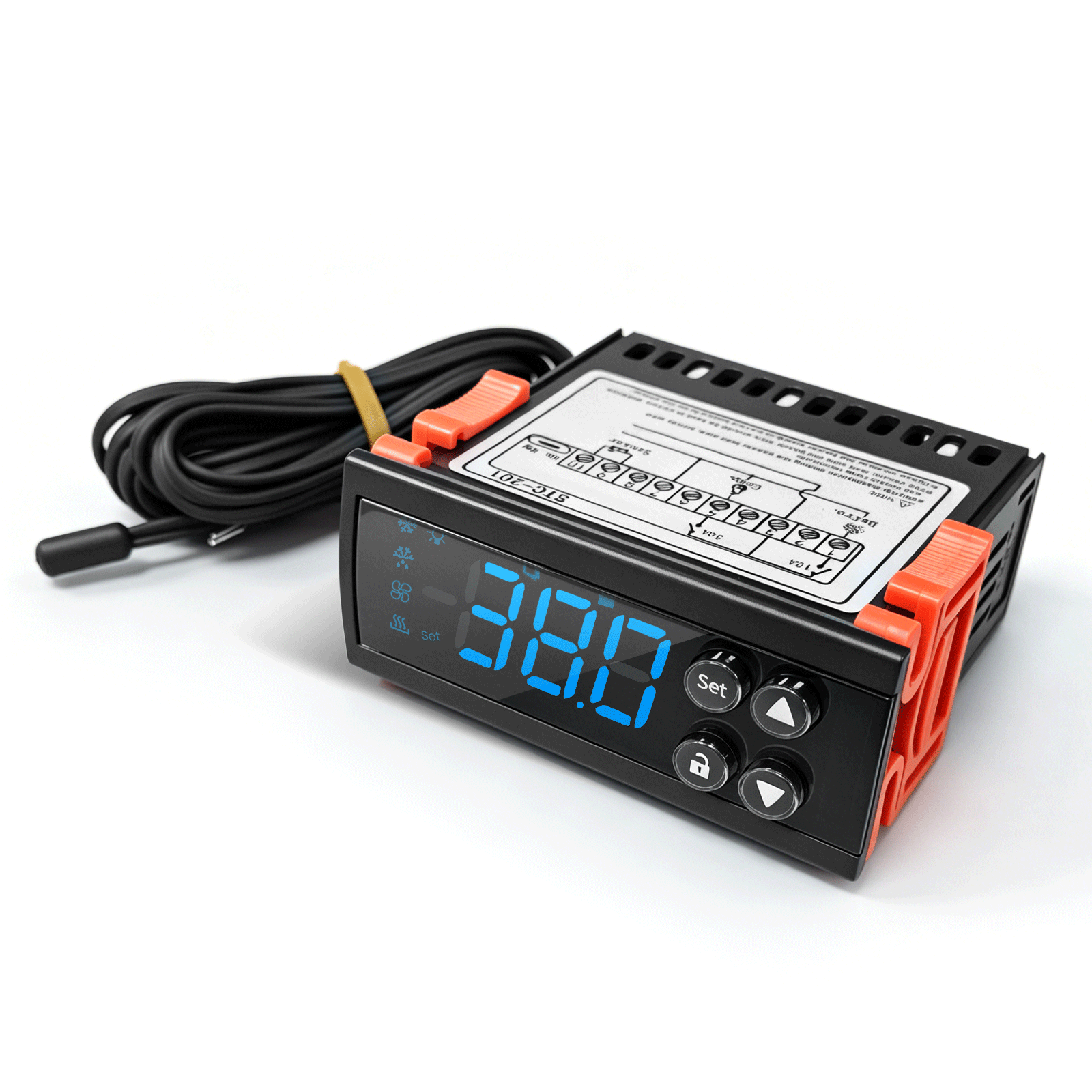 12V DC Refrigeration Temperature Controller with Auto Defrost & Compressor Delay | YeloDeer