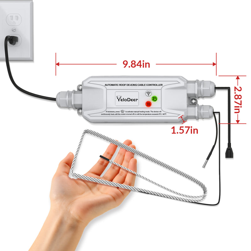 Smart Roof & Gutter De-Icing Controller