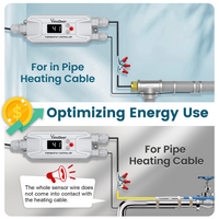 Heat Tape Thermostat Controller for Pipe Freeze Protection