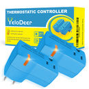 YeloDeer Temperature ControIIer OutIet, Auto On at 38°F / Off at 50°F, 100-120V / 15A