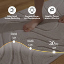 YeloDeer Electric Heating Carpet - Silent, Noise-Reducing Electric Blanket for Bedroom and Bedside