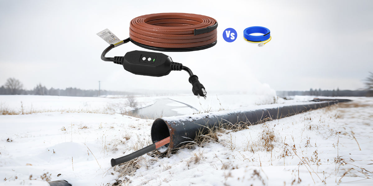 Watertrace Protection In-Pipe Heat Trace for Sewer & Septic Systems | GFCI & CSA | YeloDeer
