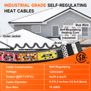 Bulk Self-Regulating Roof & Pipe Heat Trace Cable (120V/240V, 5W/8W) | YeloDeer