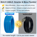 YeloDeer Cut to length Self-Regulating Heat Tape, Water Pipe Freeze Protection Kit, with 120V Plug, Wire Splitter & End Cap, for Metal/Plastic Pipes