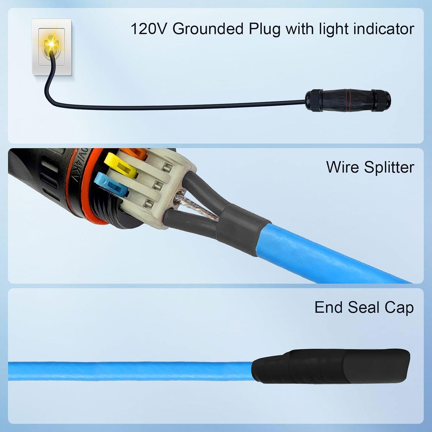 PG Bulk Self-Regulating Pipe Heat Tape Reel - Cut-to-Length Pipe Freeze Protection Cable | YeloDeer