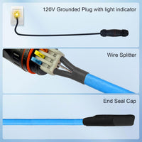 PG Bulk Self-Regulating Pipe Heat Tape Reel - Cut-to-Length Pipe Freeze Protection Cable | YeloDeer
