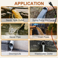 YeloDeer Heavy-Duty In Pipe Heating Cable for Sewer Systems, CSA Certified Self-Regulating with GFCI, Wastewater Pipe Heater, 5W/Ft 120V