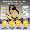 YeloDeer Fish Tape Wire Puller Series, High-Quality PET Guide Wire, with Gloves and Optional Adapters, 50FT/100FT/197FT x 4.5mm