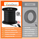 Bulk Self-Regulating Roof & Pipe Heat Trace Cable (120V/240V, 5W/8W) | YeloDeer