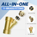 YeloDeer In Line Pipe Heating Cable with Y-Fitting, Self-Regulating Heat Cable for Drinking Water, with GFCI, 3W/Ft 120V