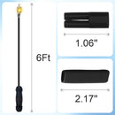 YeloDeer Cut to length Self-Regulating Heat Tape, Water Pipe Freeze Protection Kit, with 120V Plug, Wire Splitter & End Cap, for Metal/Plastic Pipes