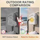 YeloDeer Temperature Controlled Extension Cord, Temperature Controlled Outlet, Auto On/Off, Slim Waterproof Design, 20''