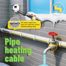 YeloDeer Digital Thermostat, Plug-In Temperature Controlled Outlet, with Timer & 6.6ft Sensor Probe, Precise Temp Control for Reptile Greenhouse Pipe